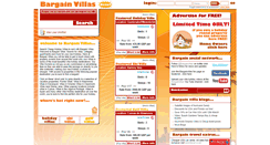 Desktop Screenshot of bargainvillas.co.uk